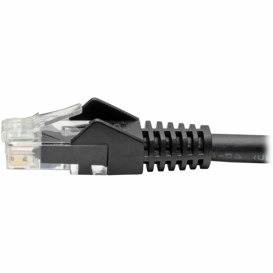Alternate-Image3 Image for Eaton Tripp Lite Series Cat6 Gigabit Snagless Molded (UTP) Ethernet Cable (RJ45 M/M), PoE, Black, 7 ft. (2.13 m)