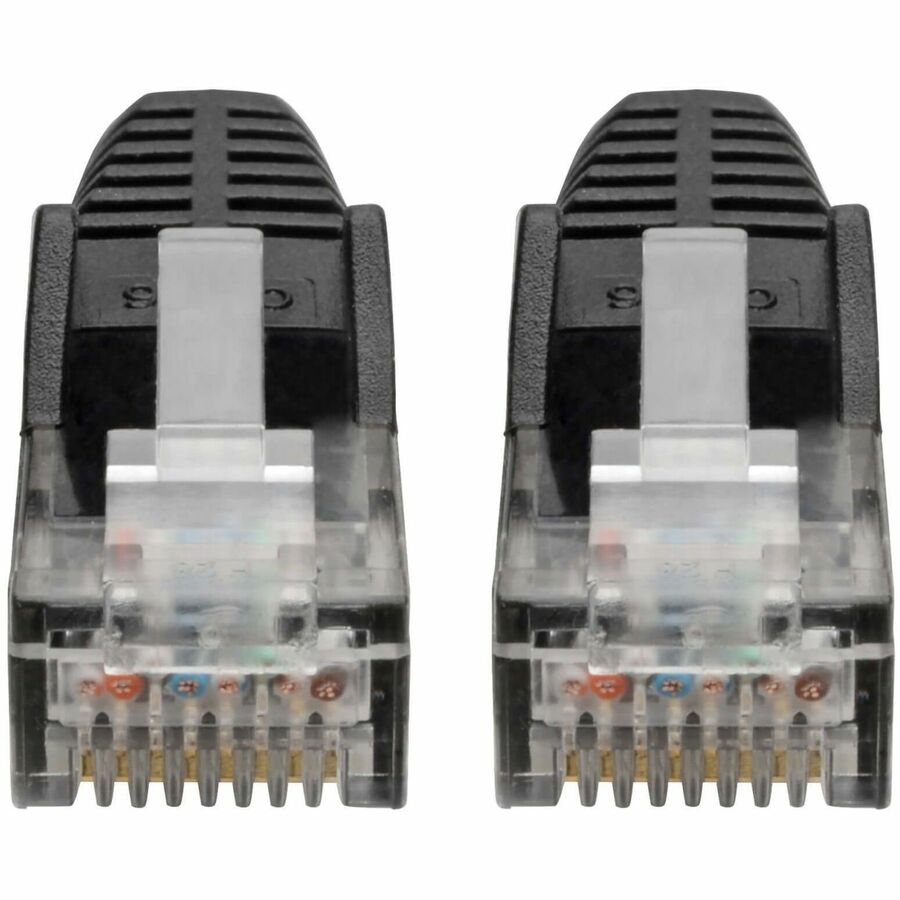 Alternate-Image6 Image for Eaton Tripp Lite Series Cat6 Gigabit Snagless Molded (UTP) Ethernet Cable (RJ45 M/M), PoE, Black, 7 ft. (2.13 m)