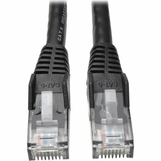 Main Image for Eaton Tripp Lite Series Cat6 Gigabit Snagless Molded (UTP) Ethernet Cable (RJ45 M/M), PoE, Black, 7 ft. (2.13 m)