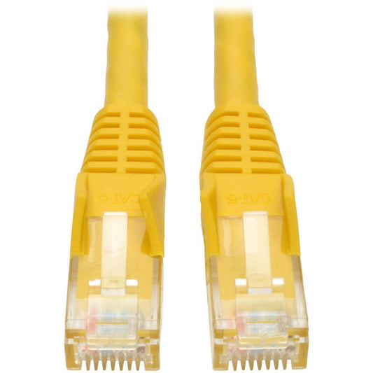 Main Image for Eaton Tripp Lite Series Cat6 Gigabit Snagless Molded (UTP) Ethernet Cable (RJ45 M/M), PoE, Yellow, 7 ft. (2.13 m)