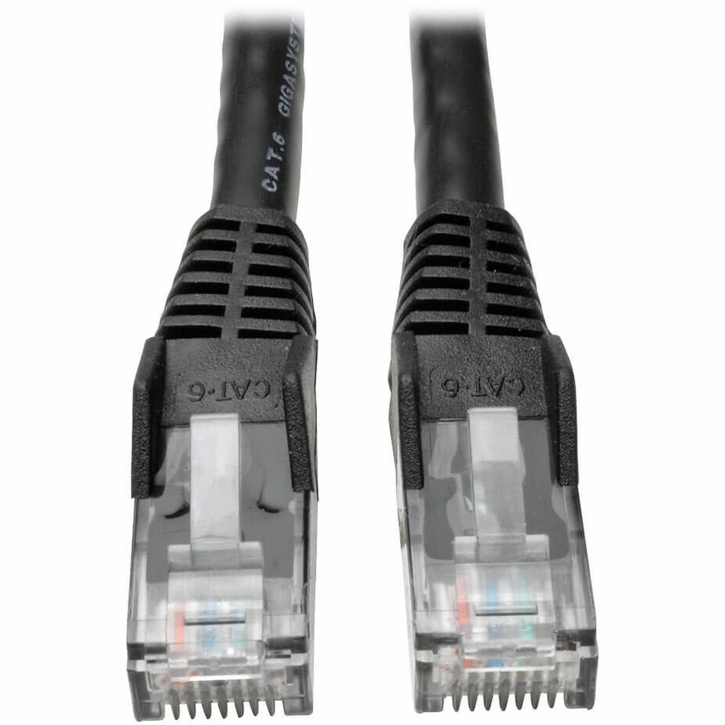 Main Image for Eaton Tripp Lite Series Cat6 Gigabit Snagless Molded (UTP) Ethernet Cable (RJ45 M/M), PoE, Black, 25 ft. (7.62 m)