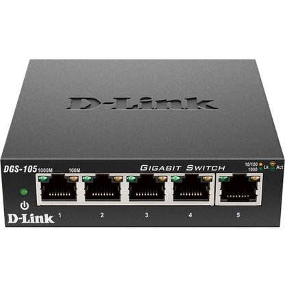 Main Image for D-Link DGS-105 5 Port Gigabit Unmanaged Metal Desktop Switch