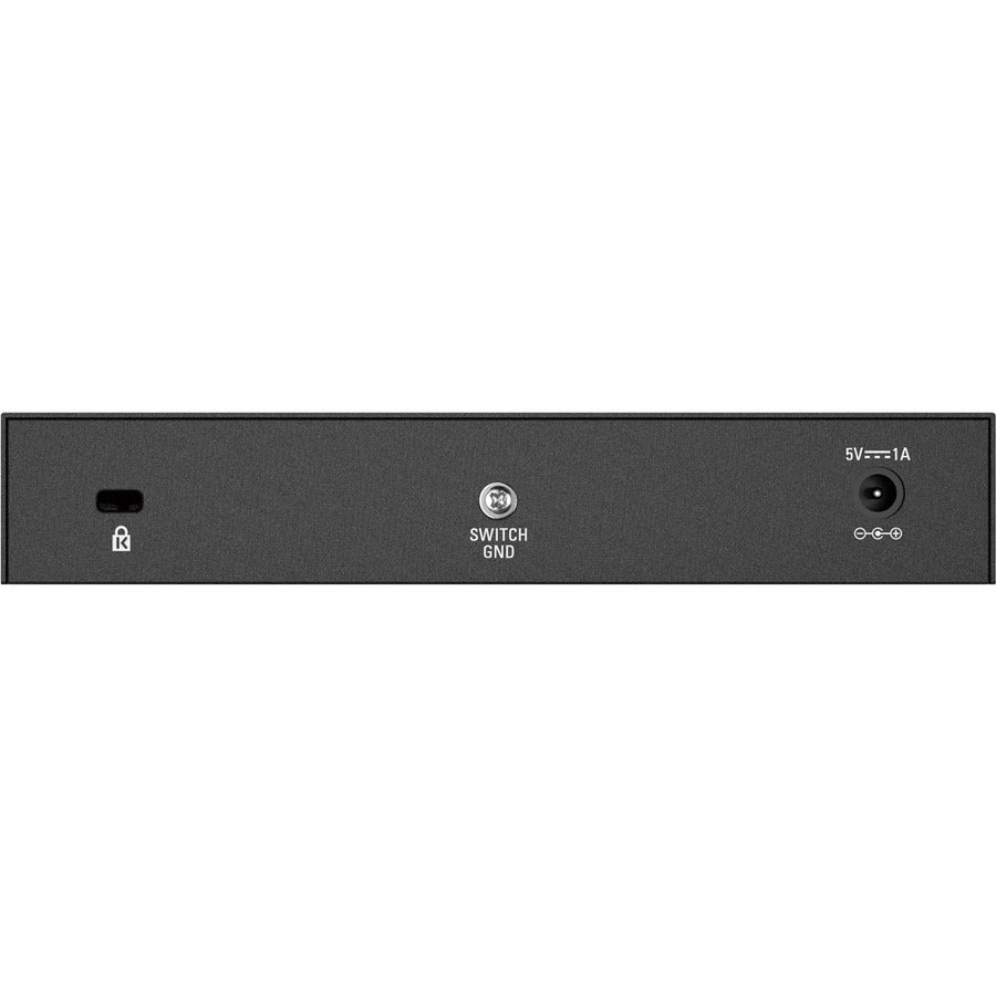 Rear Image for D-Link DGS-108 8 Port Gigabit Unmanaged Metal Desktop Switch