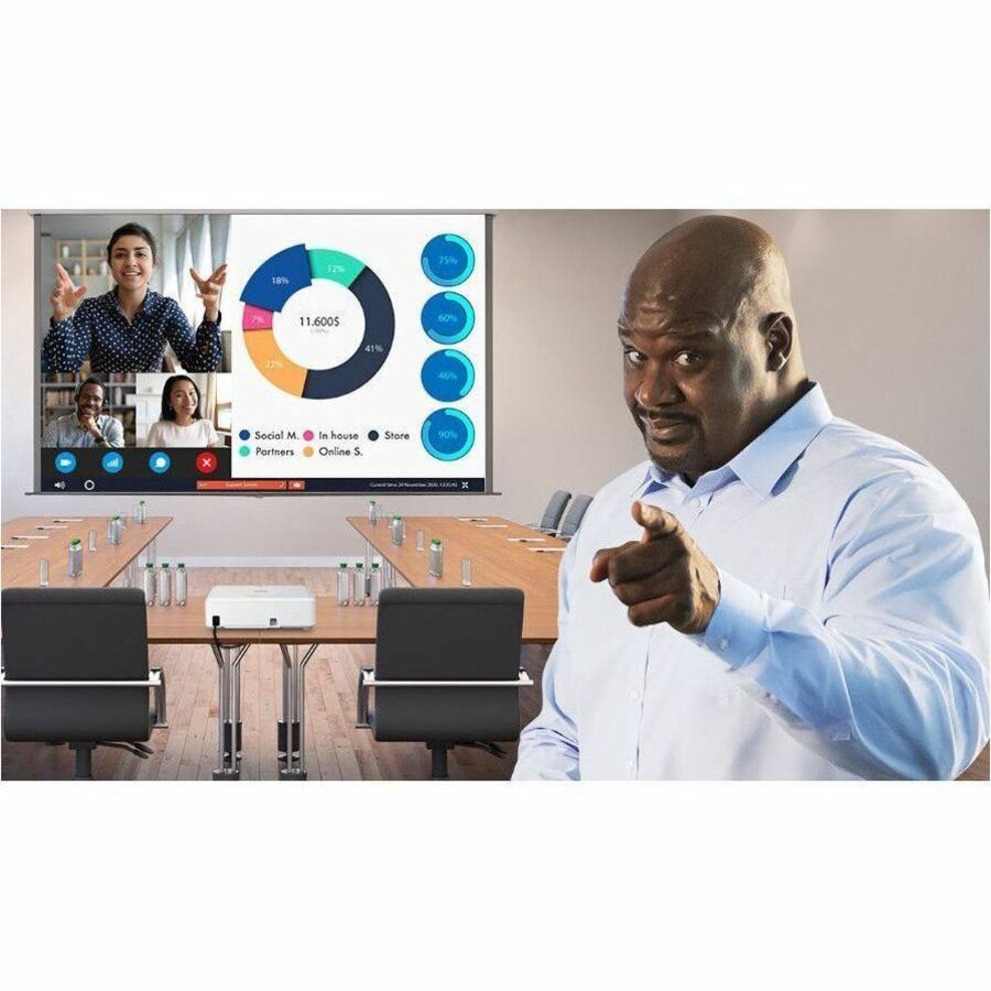 Life-Style Image for Epson CO-W01 3LCD Projector - 16:10 - Ceiling Mountable, Desktop