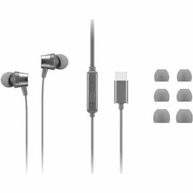Alternate-Image1 Image for Lenovo 300 USB-C Wired In-Ear Headphone