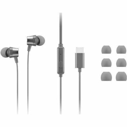 Alternate-Image1 Image for Lenovo 300 USB-C Wired In-Ear Headphone