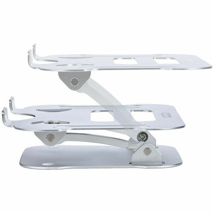 Left Image for StarTech.com Laptop Stand for Desk, Ergonomic Laptop Stand Adjustable Height, Aluminum, Up to 22lb/10kg, Foldable Notebook Riser/Lift