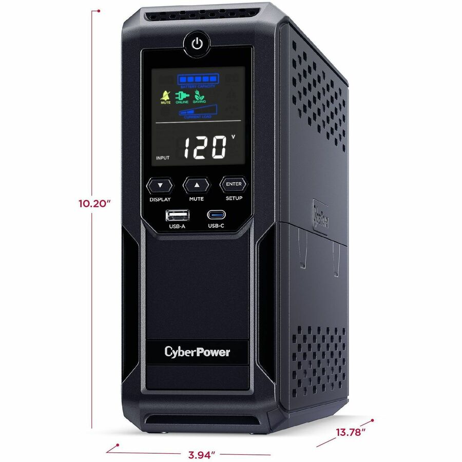 Alternate-Image3 Image for CyberPower CP1350AVRLCD3 Intelligent LCD UPS Systems