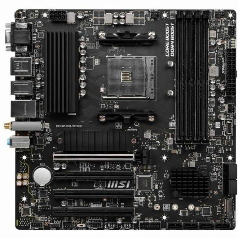 Alternate-Image2 Image for MSI B550M-VC WIFI Gaming Desktop Motherboard - AMD B550 Chipset - Socket AM4 - Micro ATX