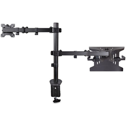 Rear Image for StarTech Monitor Arm with VESA Laptop Tray, For a Laptop & Single Display up to 32" (17.6lb/8kg), Adjustable Desk Laptop Arm Mount