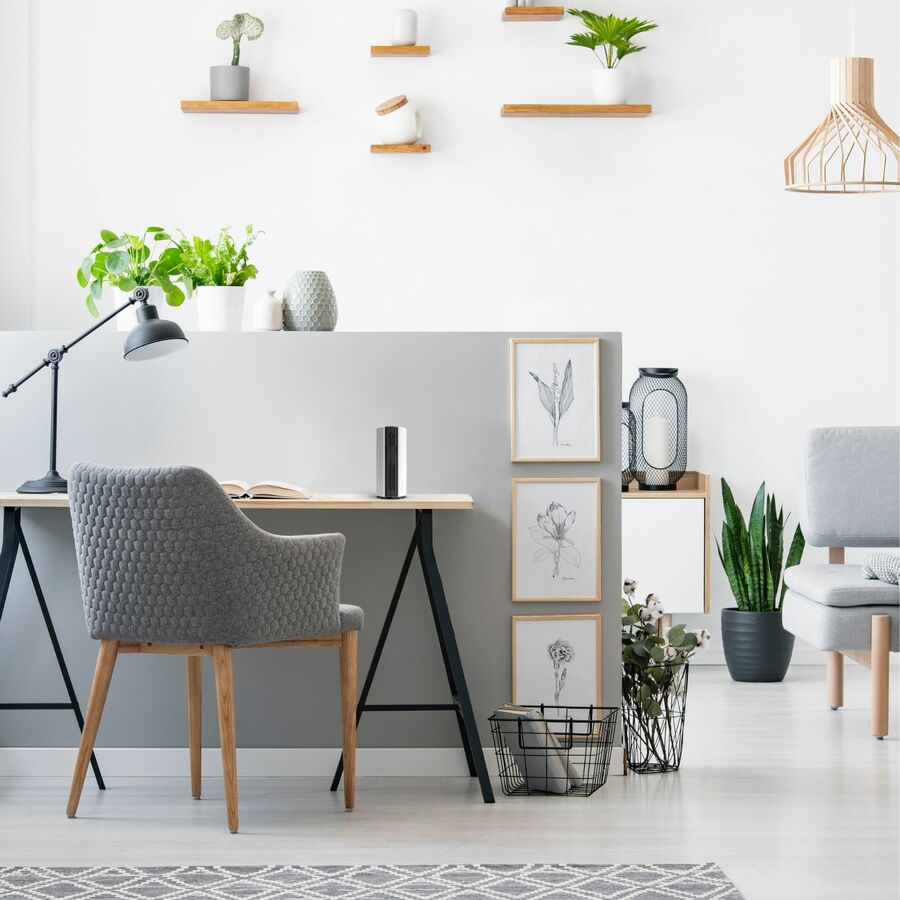 Life-Style Image for myGEKOgear by Adesso Cyclone O2 Mini HEPA 13 Carbon Filter Air Purifier, Essential Oil, Air Quality Sensor