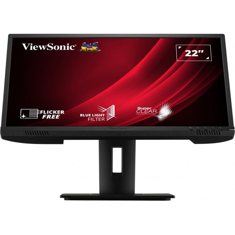 Front Image for ViewSonic VG2240 22 Inch 1080p Ergonomic Monitor with Integrate USB Hub, HDMI, DisplayPort, VGA Inputs for Home and Office