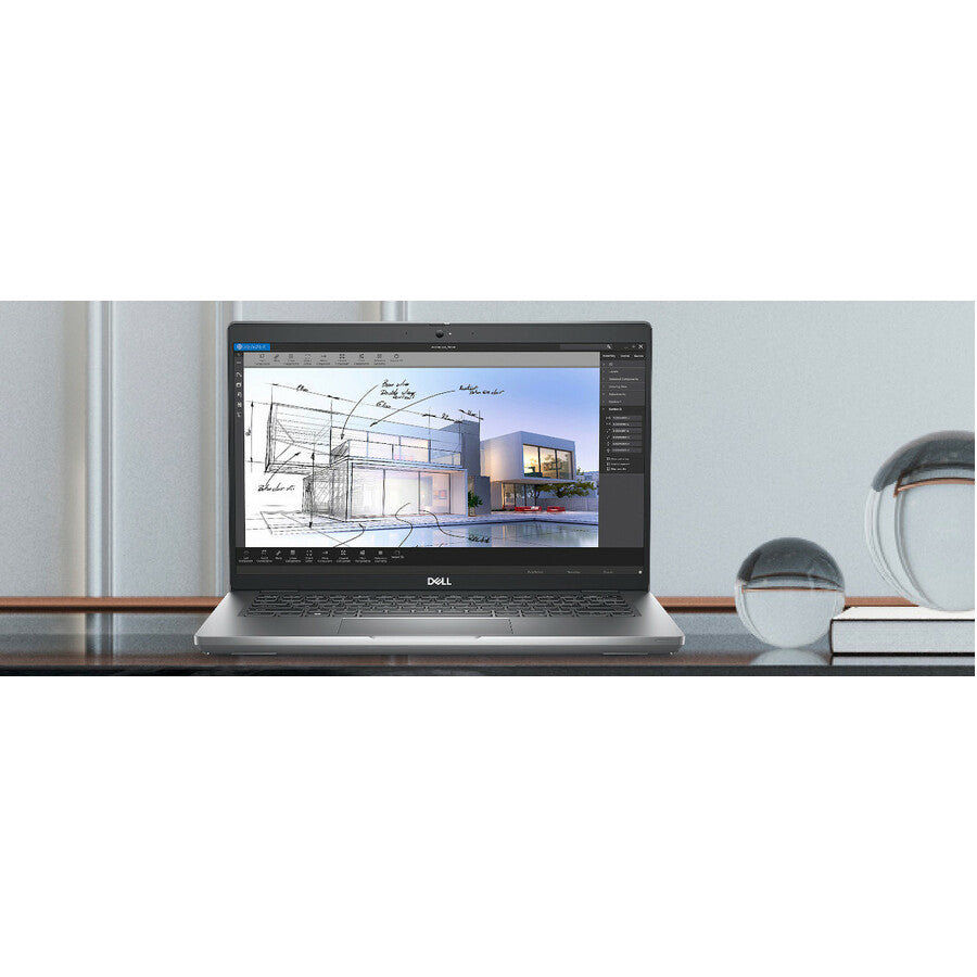 Life-Style Image for Dell Precision 3000 3470 14" Mobile Workstation - Full HD - 60 Hz - Intel Core i5 12th Gen i5-1250P - vPro Technology - 32 GB - 512 GB SSD - English (US) Keyboard - Titan Gray