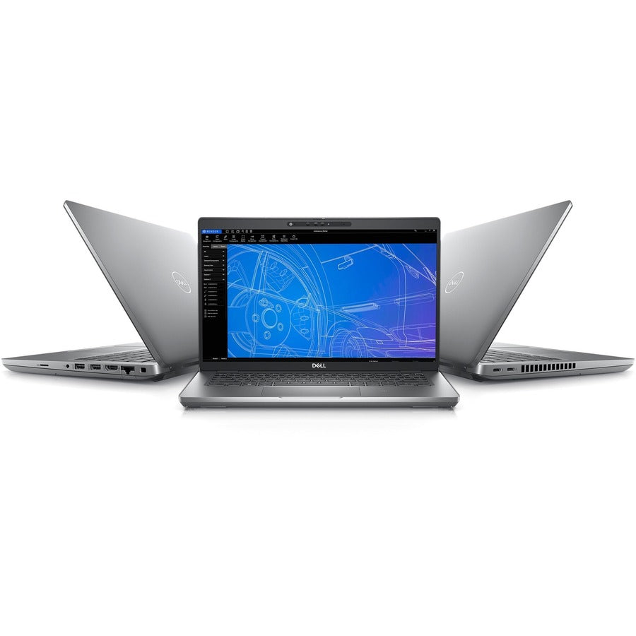Alternate-Image6 Image for Dell Precision 3000 3470 14" Mobile Workstation - Full HD - 60 Hz - Intel Core i5 12th Gen i5-1250P - vPro Technology - 32 GB - 512 GB SSD - English (US) Keyboard - Titan Gray