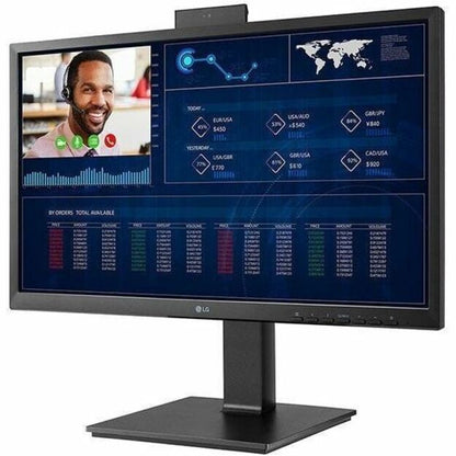 Alternate-Image2 Image for LG 24CQ650N-6N All-in-One Thin Client - Intel Celeron N5105 Quad-core (4 Core) 2 GHz - Black