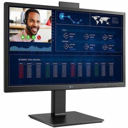 Alternate-Image3 Image for LG 24CQ650N-6N All-in-One Thin Client - Intel Celeron N5105 Quad-core (4 Core) 2 GHz - Black