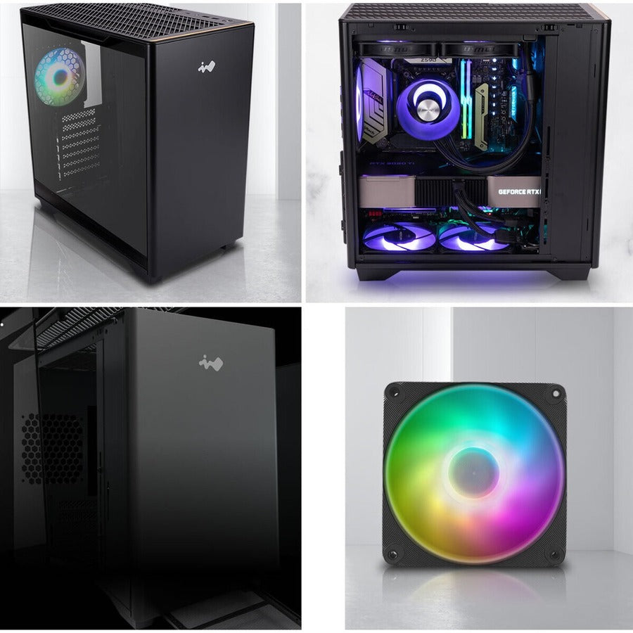 Alternate-Image7 Image for In Win IW-CS-A5BLK-1AM120S A5 Computer Case