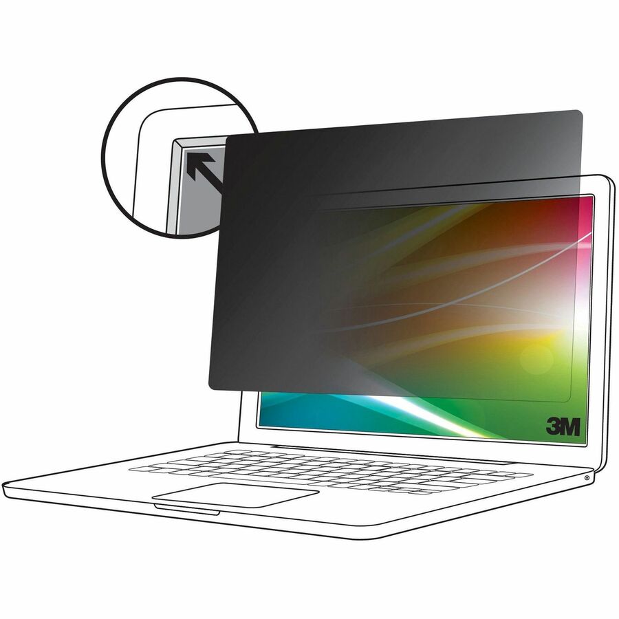 Hero-Shot Image for 3M&#8482; Bright Screen Privacy Filter for 14in Laptop, 16:9, BP140W9B