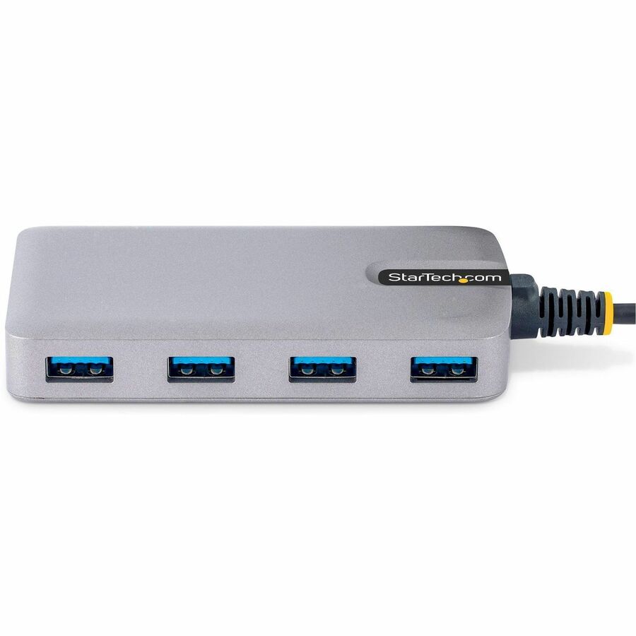 Alternate-Image4 Image for StarTech.com 4-Port USB Hub, USB 3.0 5Gbps, Bus Powered, USB-A to 4xA w/ Optional Auxiliary Power, Portable Laptop USB Hub, 1ft/30cm Cable