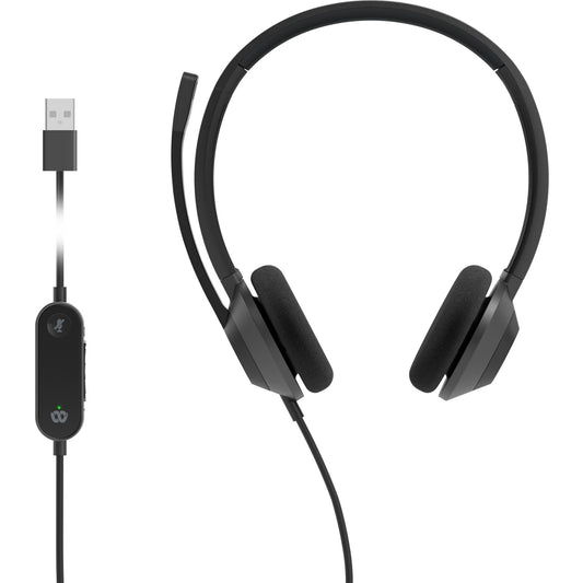 Main Image for Cisco Headset 322 Wired Dual On-Ear Carbon Black USB-A