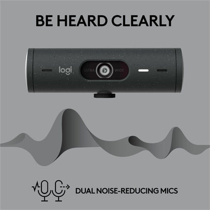 Alternate-Image4 Image for Logitech Brio 505 Full HD Webcam, TAA Compliant, Auto-Framing, Show Mode, Dual Noise Reduction Mics, Privacy Shutter