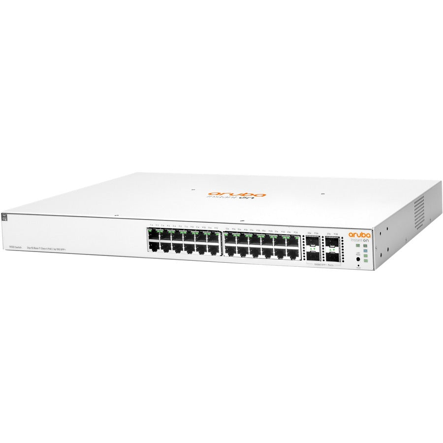 Alternate-Image1 Image for HPE Instant On 1930 24G Class4 PoE 4SFP/SFP+ 195W Switch