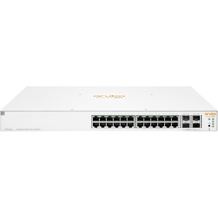 Alternate-Image2 Image for HPE Instant On 1930 24G Class4 PoE 4SFP/SFP+ 370W Switch