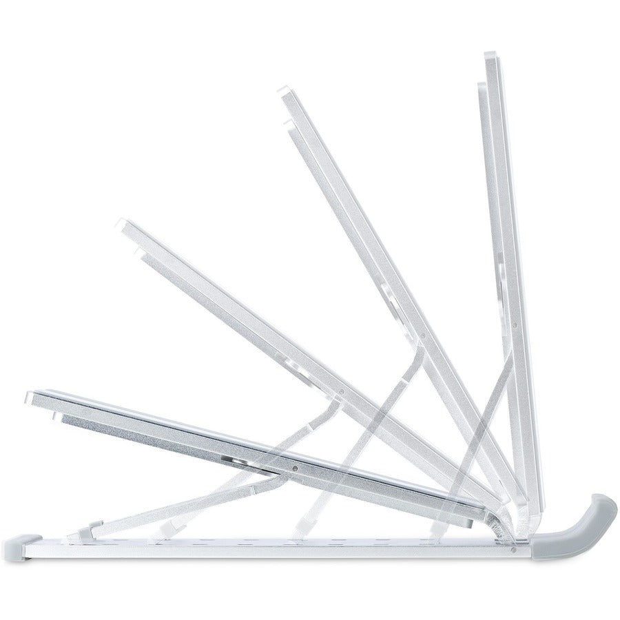 Alternate-Image1 Image for StarTech Foldable Laptop Riser Stand, Portable Height Adjustable Ergonomic Laptop Stand, Tilt/Raised/Angled Laptop/Tablet Stand