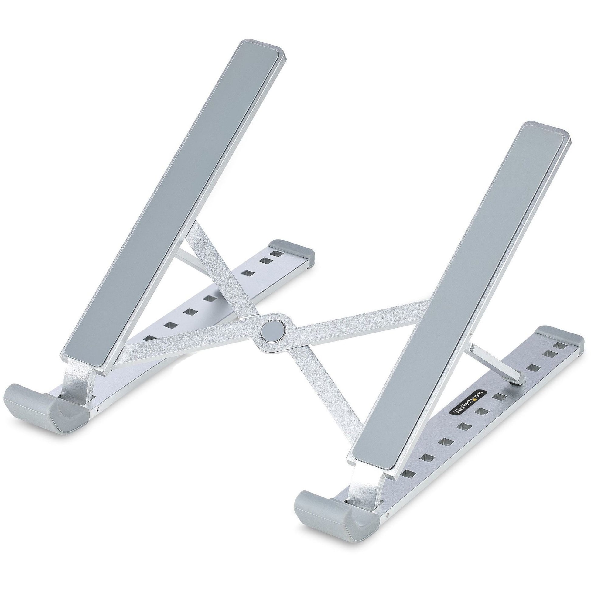 Main Image for StarTech Foldable Laptop Riser Stand, Portable Height Adjustable Ergonomic Laptop Stand, Tilt/Raised/Angled Laptop/Tablet Stand