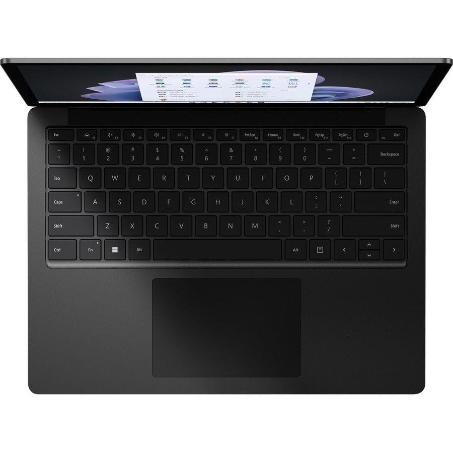Alternate-Image1 Image for Microsoft Surface Laptop 5 13.5" Touchscreen Notebook - Intel Core i5 12th Gen i5-1245U - Intel Evo Platform - 16 GB - 256 GB SSD - Matte Black