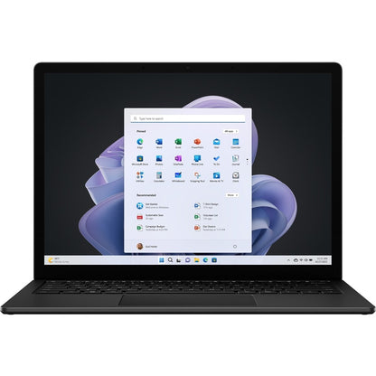 Front Image for Microsoft Surface Laptop 5 13.5" Touchscreen Notebook - Intel Core i5 12th Gen i5-1245U - Intel Evo Platform - 16 GB - 256 GB SSD - Matte Black