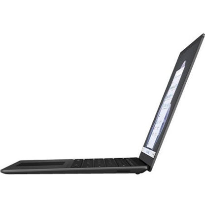 Left Image for Microsoft Surface Laptop 5 13.5" Touchscreen Notebook - Intel Core i5 12th Gen i5-1245U - Intel Evo Platform - 16 GB - 256 GB SSD - Matte Black