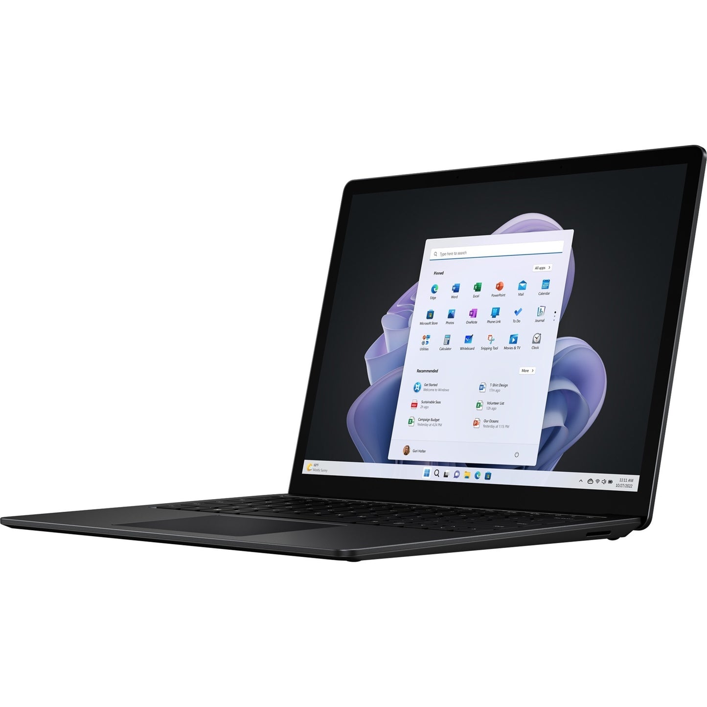 Main Image for Microsoft Surface Laptop 5 13.5" Touchscreen Notebook - Intel Core i5 12th Gen i5-1245U - Intel Evo Platform - 16 GB - 256 GB SSD - Matte Black