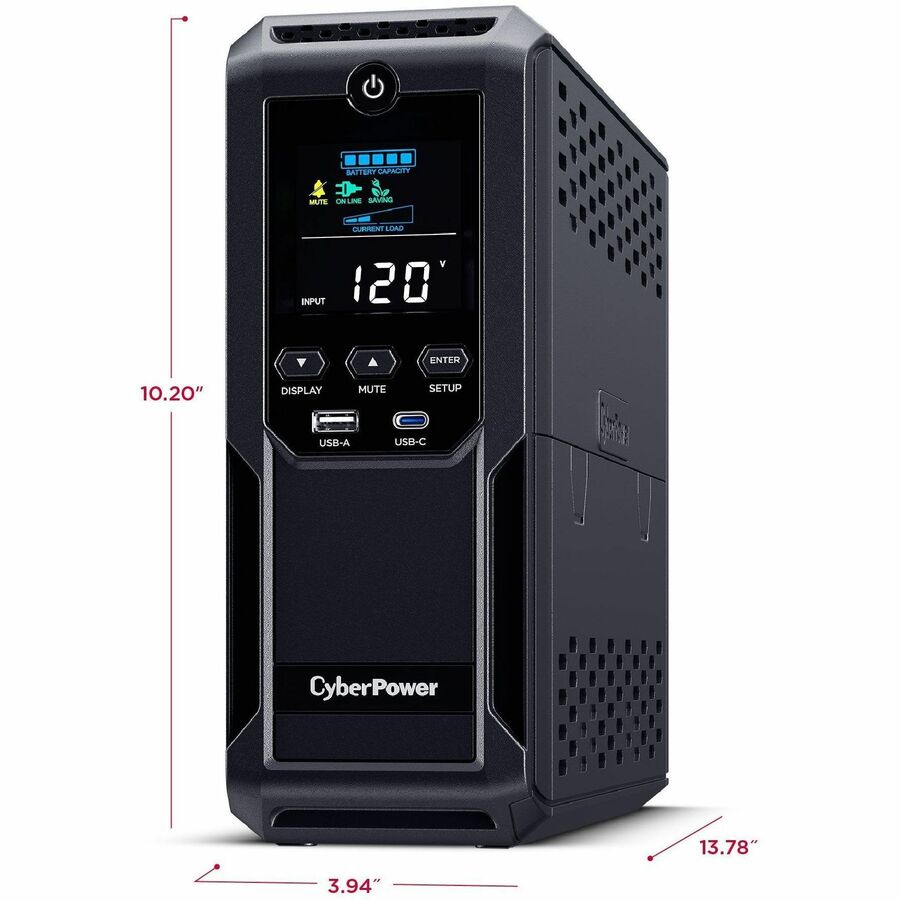 Alternate-Image3 Image for CyberPower BRG1500AVRLCD2 Intelligent LCD UPS Systems