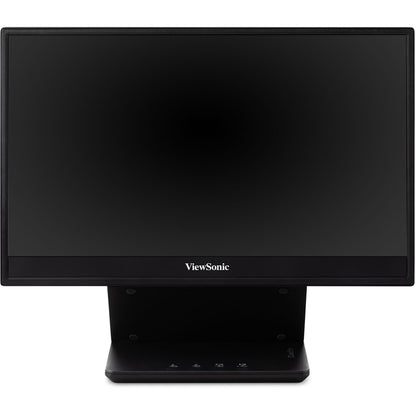 Front Image for ViewSonic VP16-OLED 15.6 Inch 1080p Portable OLED Monitor with 2 Way Powered 40W USB C, Pantone Validated, Factory Calibrated, Built in Ergonomic Stand with Protective Cover