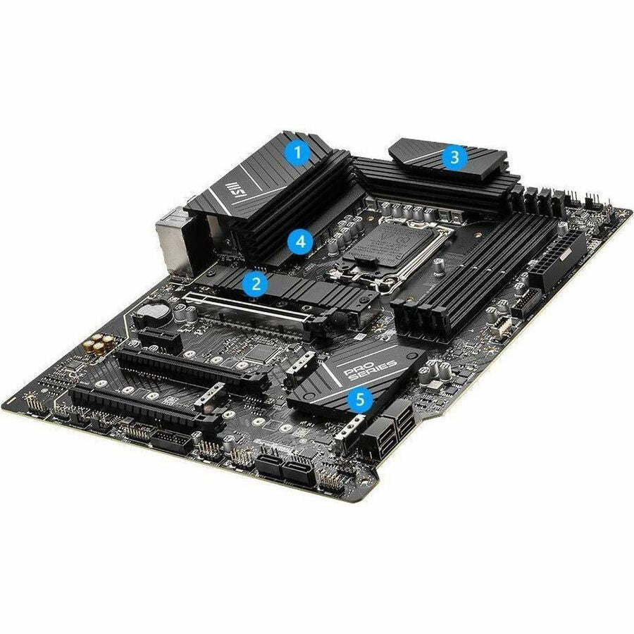 Alternate-Image5 Image for MSI Z790-P WIFI Desktop Motherboard - Intel Z790 Chipset - Socket LGA-1700 - ATX