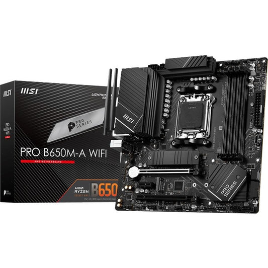 Main Image for MSI B650M-A WIFI Desktop Motherboard - AMD B650 Chipset - Socket AM5 - Micro ATX
