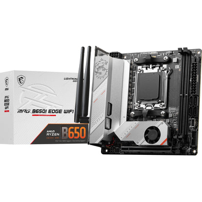 Main Image for MSI MPG B650I EDGE WIFI Gaming Desktop Motherboard - AMD B650 Chipset - Socket AM5 - Mini ITX