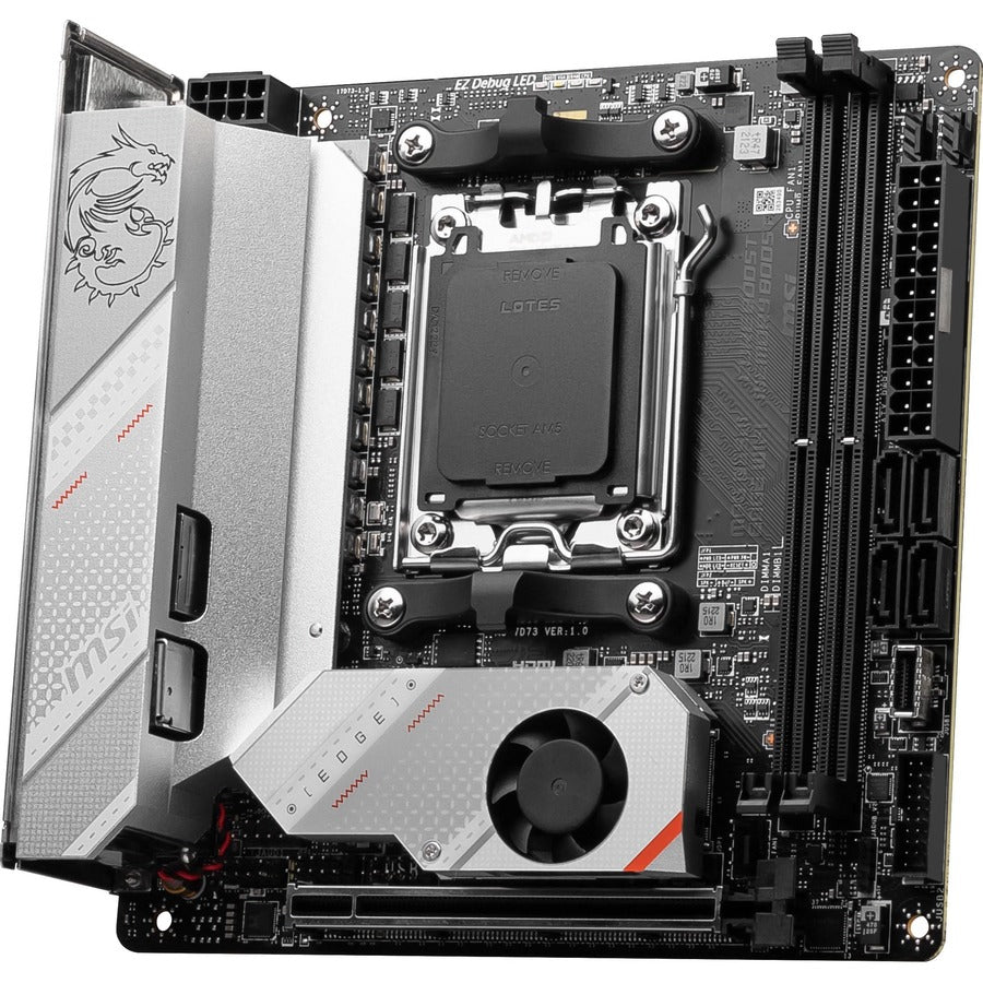 Alternate-Image3 Image for MSI MPG B650I EDGE WIFI Gaming Desktop Motherboard - AMD B650 Chipset - Socket AM5 - Mini ITX