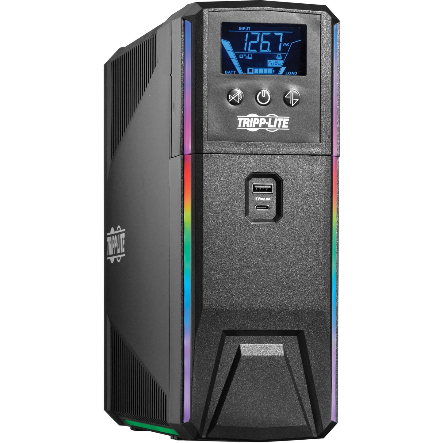 Main Image for Eaton Tripp Lite Series 1000VA 600W 120V Pure Sine Wave Gaming UPS Battery Backup - LCD, AVR, RGB LEDs, USB Charging, Power Saving