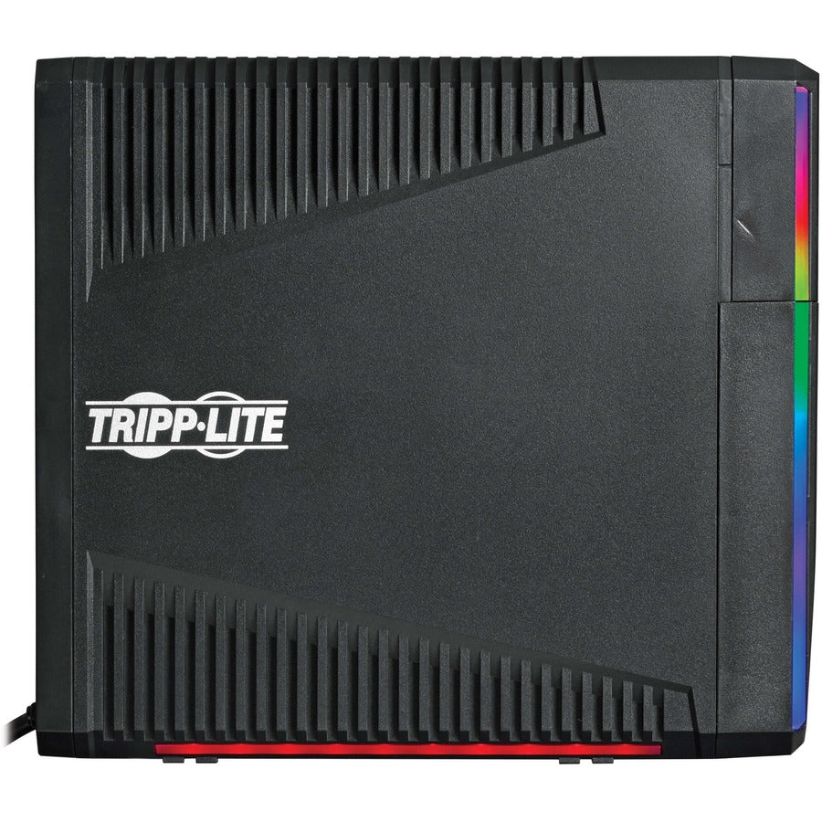 Right Image for Eaton Tripp Lite Series 1000VA 600W 120V Pure Sine Wave Gaming UPS Battery Backup - LCD, AVR, RGB LEDs, USB Charging, Power Saving