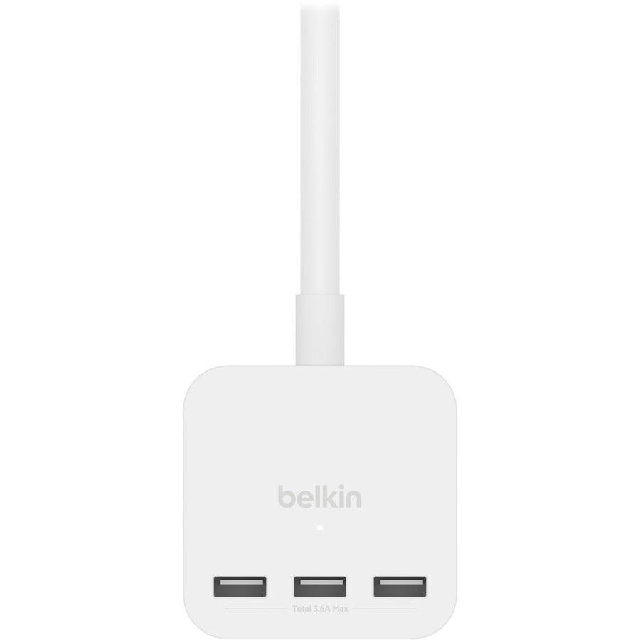 Alternate-Image1 Image for Belkin 3-Outlet Power Cube with 5-Foot Cord and USB-A Ports