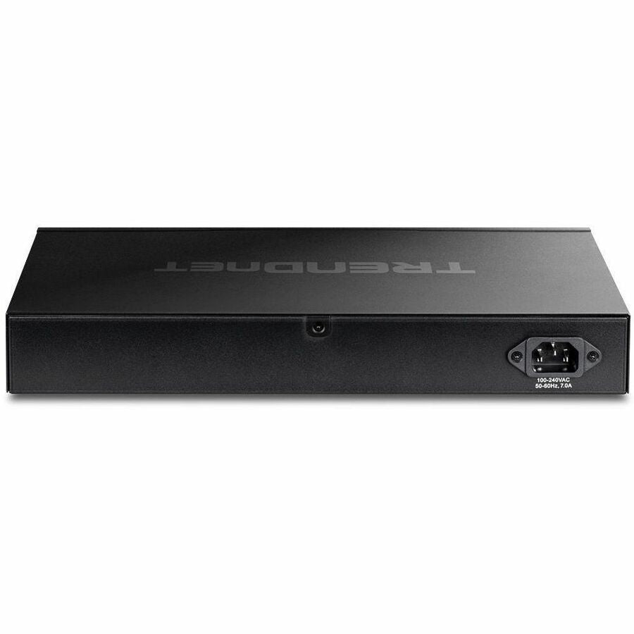 Alternate-Image8 Image for TRENDnet 12-Port 10G Web Smart Switch, TEG-7124WS, 8 x 10G RJ-45 Ports, 4 x SFP+ Slots, Ethernet Splitter, NDAA & TAA Compliant, Rack Mountable Housing, Lifetime Protection, Black