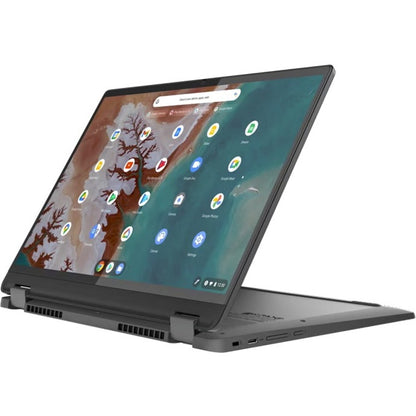 Alternate-Image2 Image for Lenovo Flex5 Chrome 14IAU 83AJ0000UX 14" Touchscreen Convertible 2 in 1 Chromebook - WUXGA - 60 Hz - Intel Core i5 12th Gen i5-1235U - 8 GB - 256 GB SSD - English (US) Keyboard - Storm Gray
