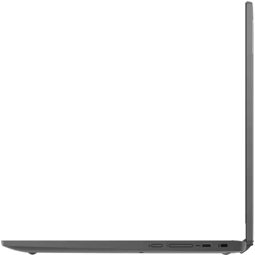Left Image for Lenovo Flex5 Chrome 14IAU 83AJ0000UX 14" Touchscreen Convertible 2 in 1 Chromebook - WUXGA - 60 Hz - Intel Core i5 12th Gen i5-1235U - 8 GB - 256 GB SSD - English (US) Keyboard - Storm Gray