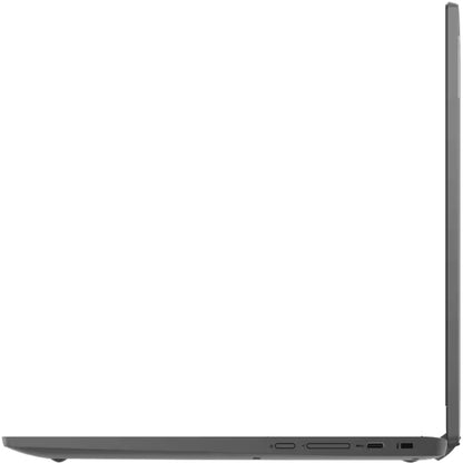 Left Image for Lenovo Flex5 Chrome 14IAU 83AJ0000UX 14" Touchscreen Convertible 2 in 1 Chromebook - WUXGA - 60 Hz - Intel Core i5 12th Gen i5-1235U - 8 GB - 256 GB SSD - English (US) Keyboard - Storm Gray