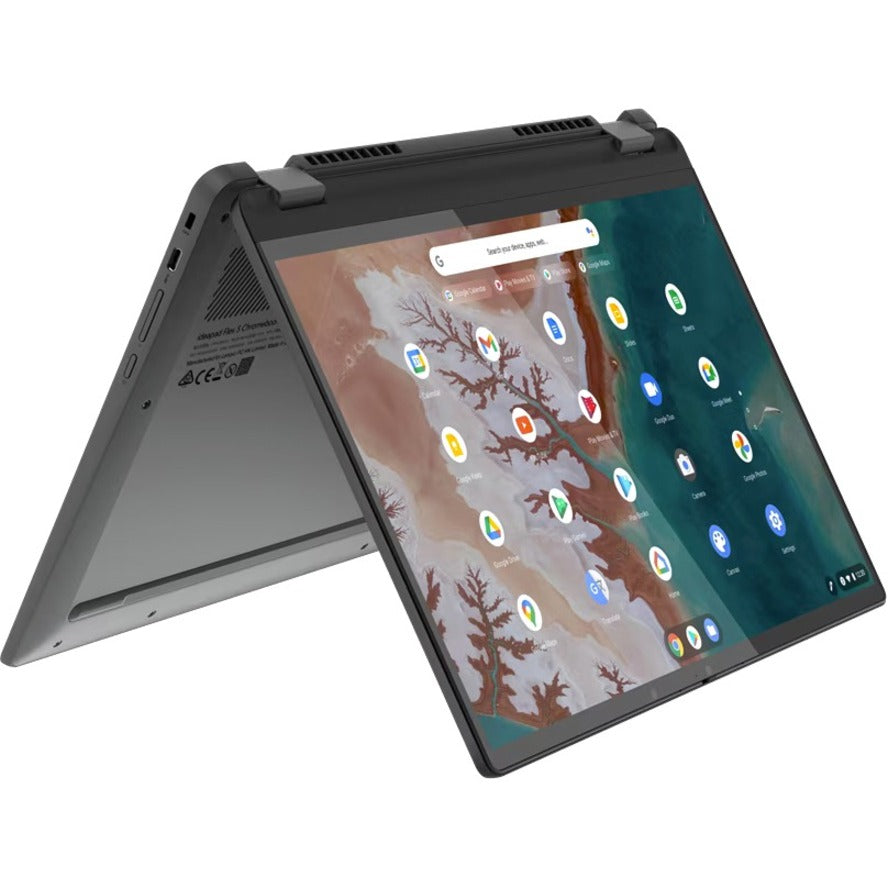 Alternate-Image8 Image for Lenovo Flex5 Chrome 14IAU 83AJ0000UX 14" Touchscreen Convertible 2 in 1 Chromebook - WUXGA - 60 Hz - Intel Core i5 12th Gen i5-1235U - 8 GB - 256 GB SSD - English (US) Keyboard - Storm Gray