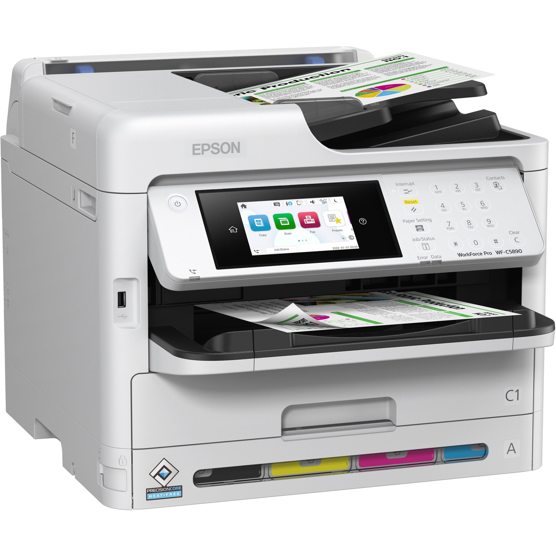 Main Image for Epson WorkForce Pro WF-C5890 Wireless Inkjet Multifunction Printer - Color