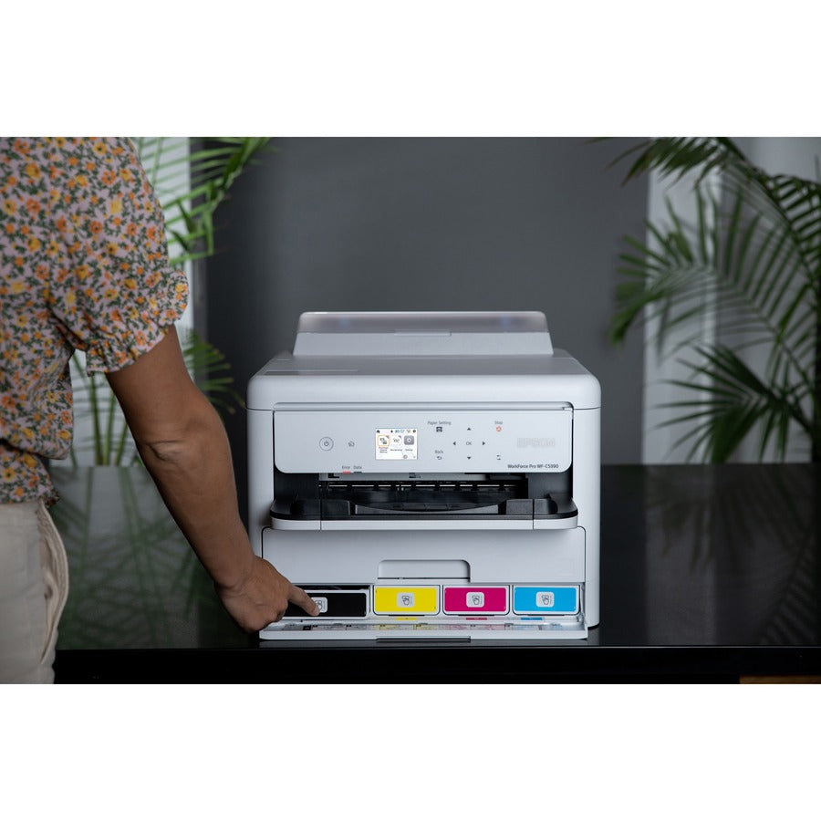 Alternate-Image2 Image for Epson WorkForce Pro WF-C5390 Wireless Inkjet Printer - Color