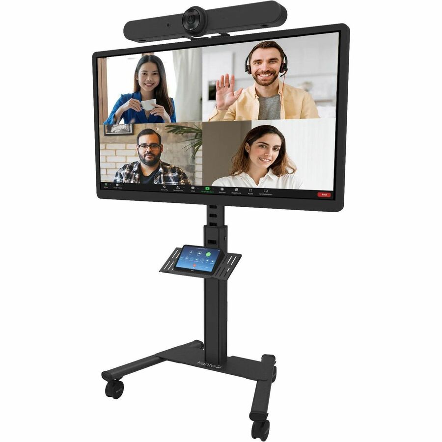 Alternate-Image4 Image for Kanto Rolling AV Cart Compatible with All-in-One Video Conferencing Systems